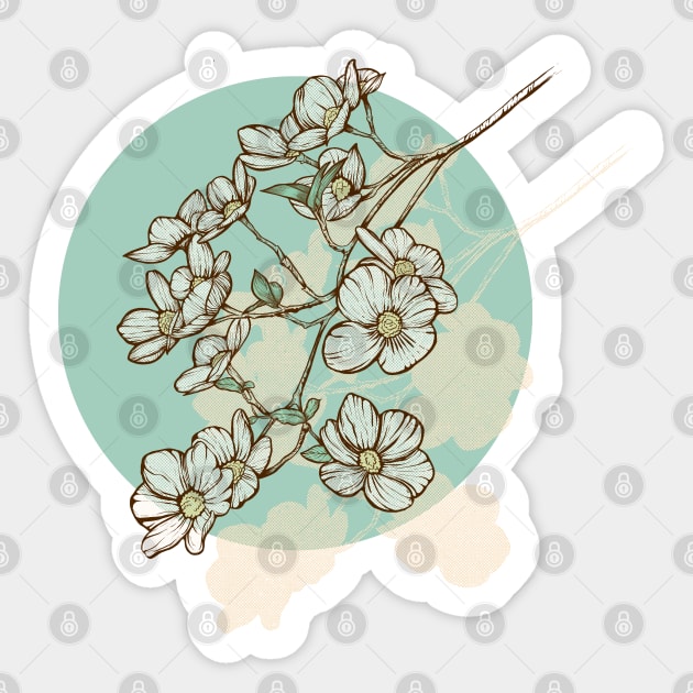 Little white flowers Sticker by romulofq